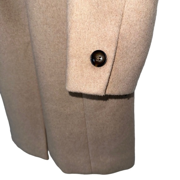 NWT RW&CO NUDE PINK TWILL PEA  COAT, US XL - Picture 5 of 9